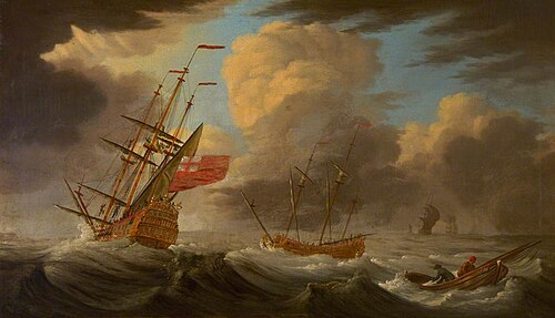 Ship in Storm, , Peter Monamy