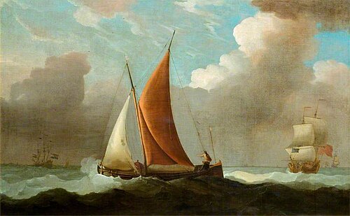 Vessels at Sea, , Peter Monamy