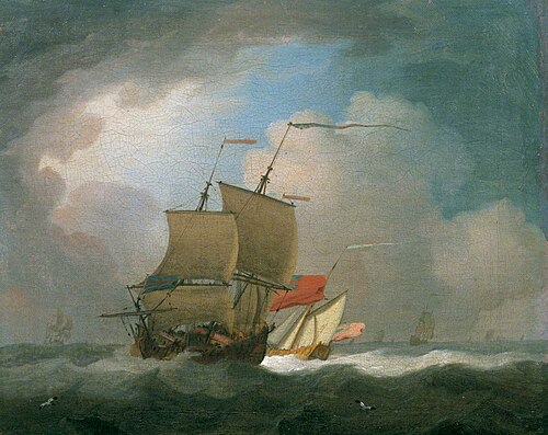 Men o' War and Other Shipping, , Peter Monamy