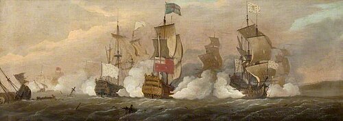 The Battle of Barfleur, 19 May 1692, , Peter Monamy