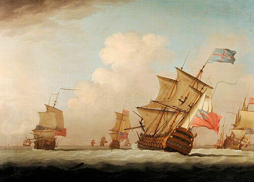 Shipping off Spithead, , Peter Monamy