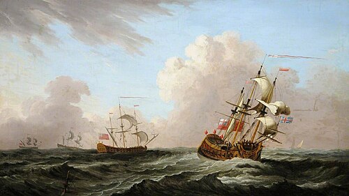 A Squadron at Sea, , Peter Monamy