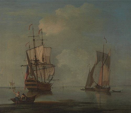An Evening Calm, 1722, Peter Monamy