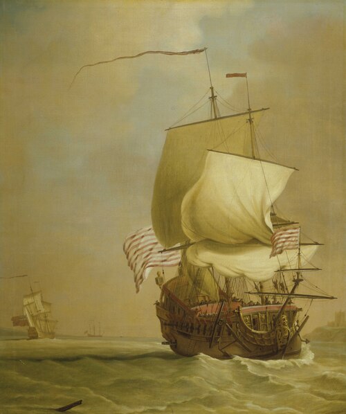 An English East Indiaman, 1720, Peter Monamy