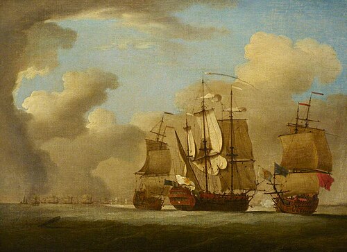 The Capture of the Spanish galleon St Joseph, 23 September 1739, 1750, Peter Monamy