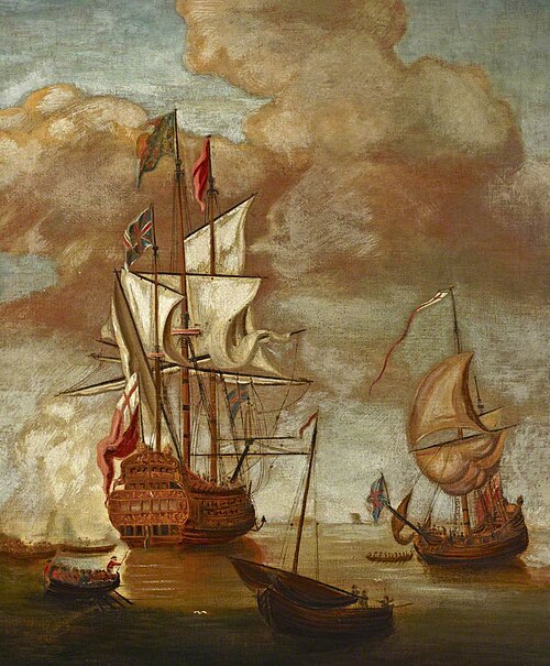 HMS Sovereign of the Seas, 1750, Peter Monamy