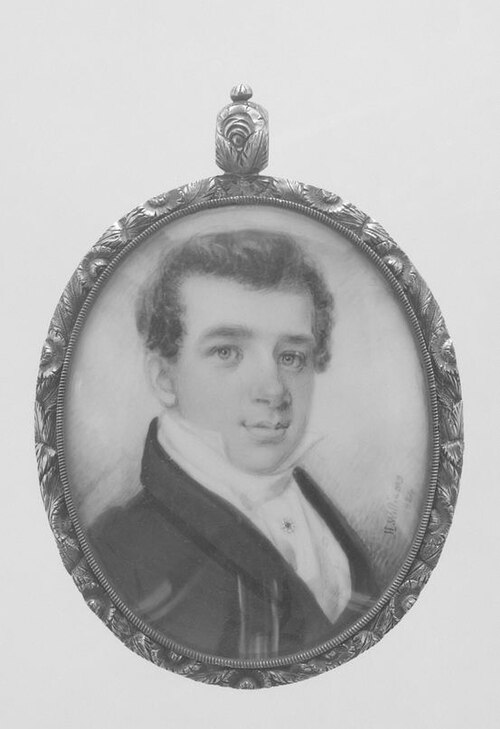 Portrait of a Gentleman, 1824, Henry Williams