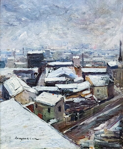Les toits de Paris vus de Montmartre, 1895, Edmond Lempereur