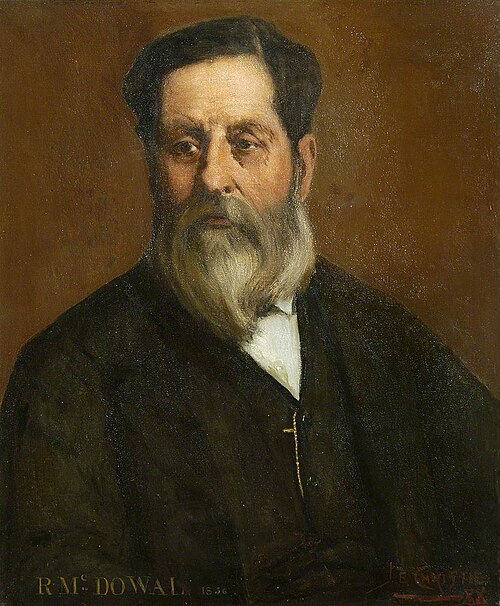 R. McDowal, 1888, James Elder Christie