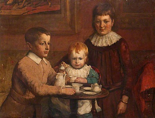 Three Children, , James Elder Christie
