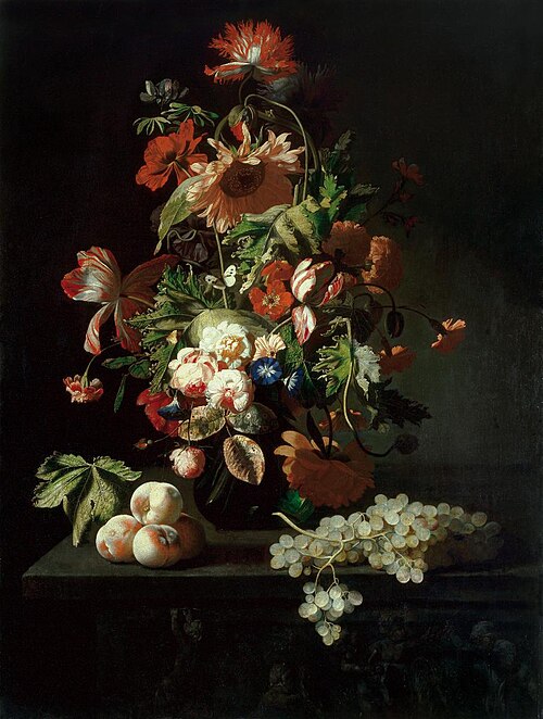 Stillleben mit Blumen und Früchten, , Simon Verelst