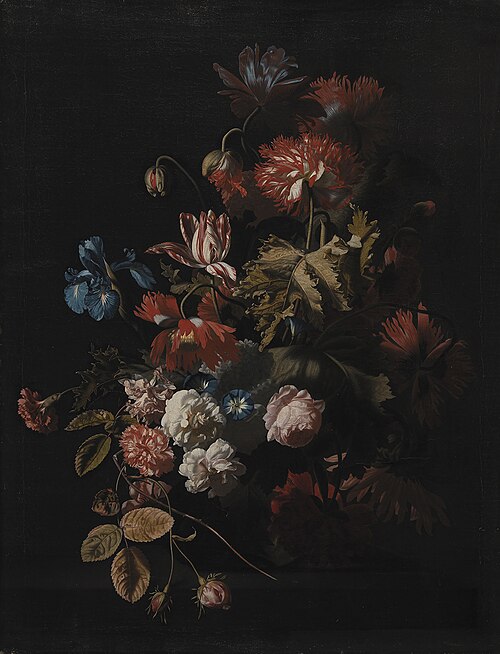 A Vase with Flowers, 1690, Simon Verelst