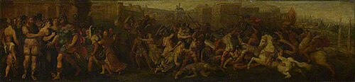 The Intervention of the Sabine Women, 1565, Giulio Licinio