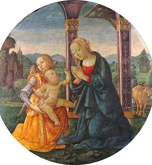 Virgin and Child with an Angel, 1490, Bartolomeo di Giovanni