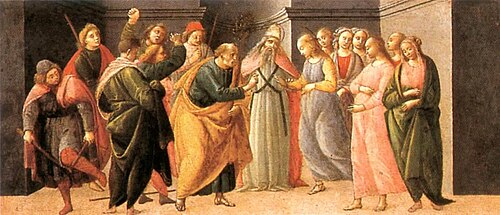 Adoration of the Magi predella, Spedale degli Innocenti, 1488, Bartolomeo di Giovanni