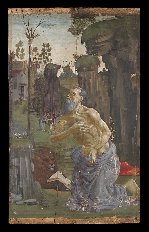 Penance of Saint Jerome, 1500, Bartolomeo di Giovanni