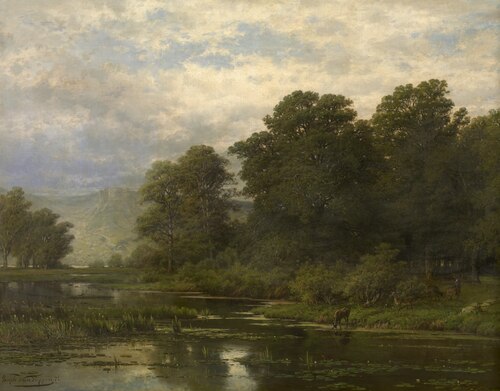 Paysage, 1872, Joseph Van Luppen