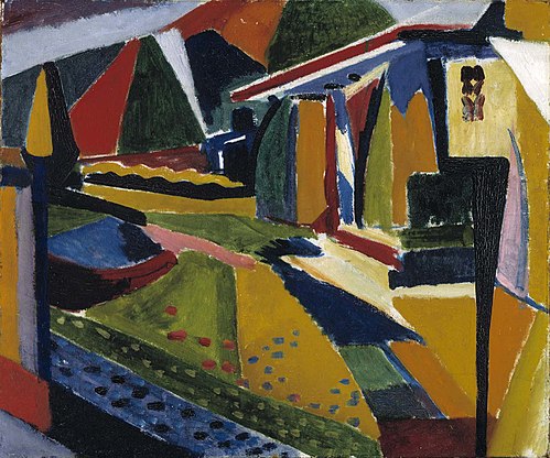 Abstract Landscape, 1915, Henry Lyman Saÿen