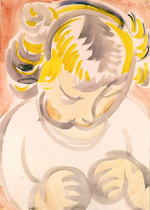 The Artist's Daughter, 1916, Henry Lyman Saÿen