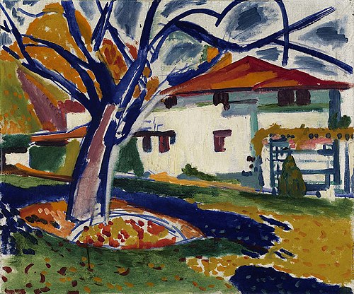 Blue Trees, 1915, Henry Lyman Saÿen