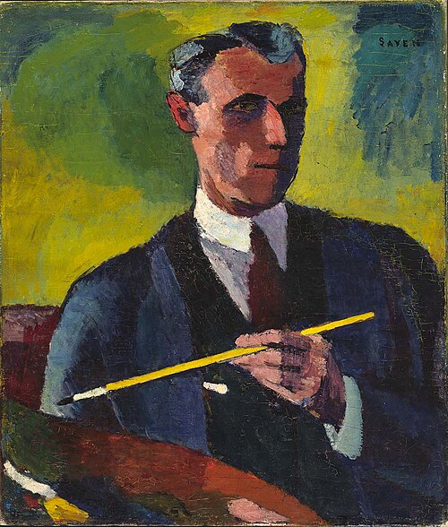 Self-Portrait, 1910, Henry Lyman Saÿen