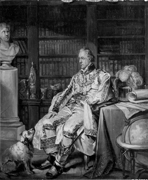 P. van Suchtelen, Russian Envoy. Sketch, 1834, Wilhelm Wohlfahrt