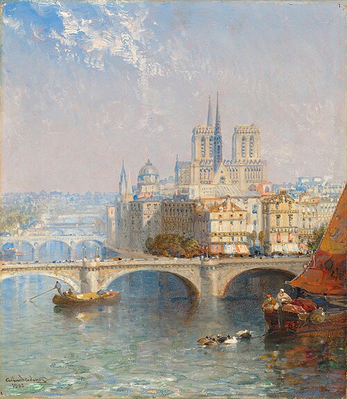 Paris with Notre Dame, , Arthur Joseph Meadows