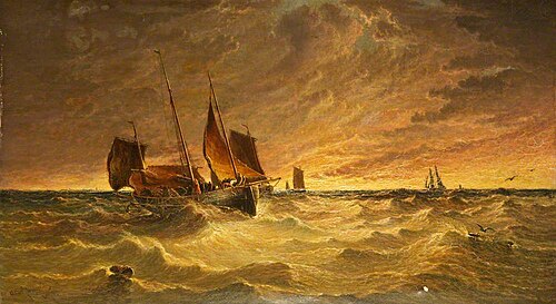 French Luggers, , Arthur Joseph Meadows