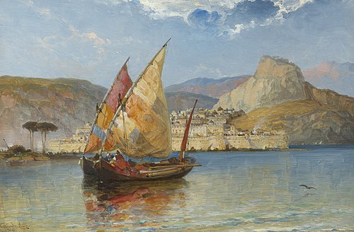 Corfu in the Adriatic, 1896, Arthur Joseph Meadows