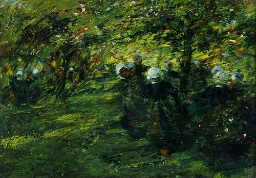 Children in an Orchard, , Hugh Bellingham Smith