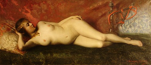 nude (oriental woman), 1899, Severo Rodríguez Etchart