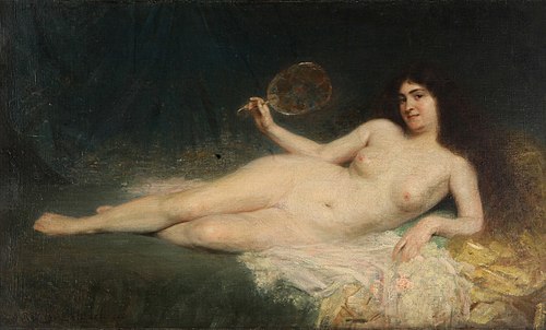 Woman with fan, 1900, Severo Rodríguez Etchart