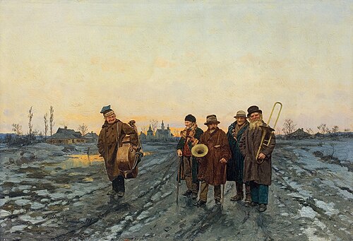 Wędrowni muzykanci, 1879, Franz Streitt