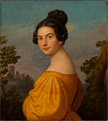 Porträt der Emma de Greiff (1781-1864), 1828, Caroline Bardua