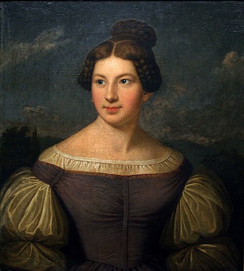 Porträt der Marianne Rhodius, 1835, Caroline Bardua