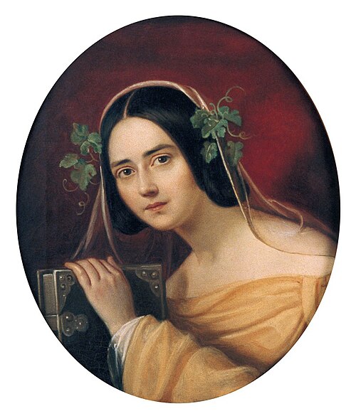 Maximiliane Gräfin Oriola / geborene von Arnim, 1840, Caroline Bardua