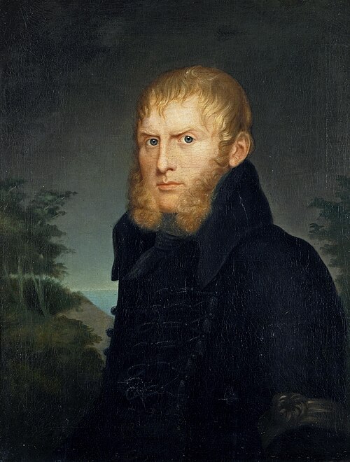 Portrait of the painter Caspar David Friedrich, 1810, Caroline Bardua