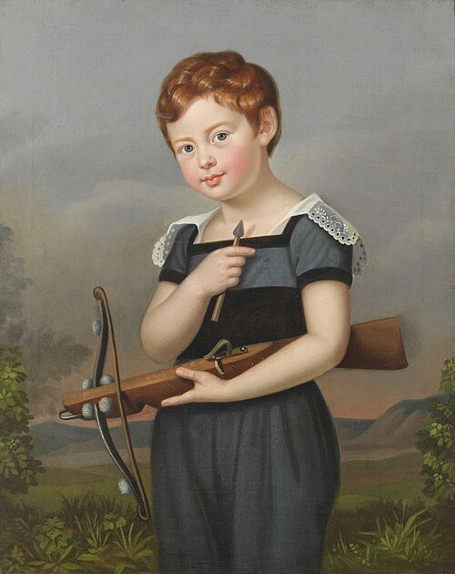 Portrait of Oskar van Herzeele as a Boy, 1817, Caroline Bardua