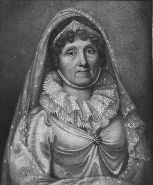 Portrait of Friederike von Anhalt-Zerbst (1744-1827), 1811, Caroline Bardua