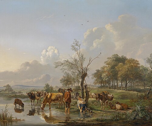 The Rest at the Watering Place, 1816, Pieter Gerardus van Os