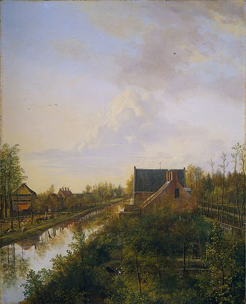 Le Canal près de 's-Graveland, 1818, Pieter Gerardus van Os