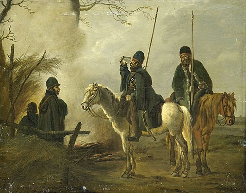 Cossack Outpost in 1813, 1813, Pieter Gerardus van Os