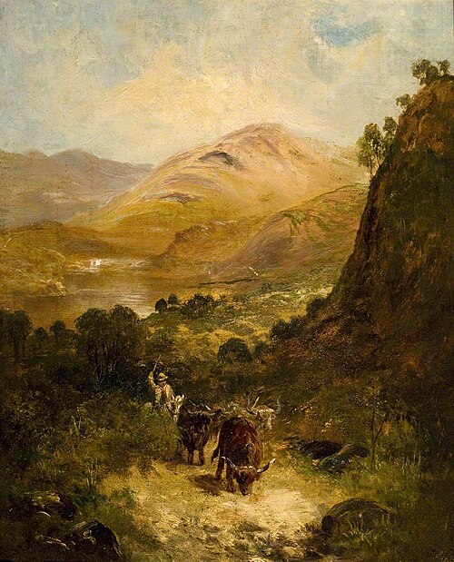 Landscape with Highland Cattle, , David Payne