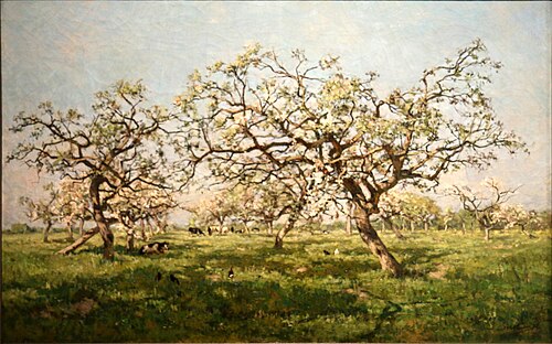 Verger au printemps, 1878, Isidore Verheyden