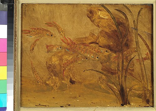 Paradijsvissen., 1900, Gerrit Willem Dijsselhof