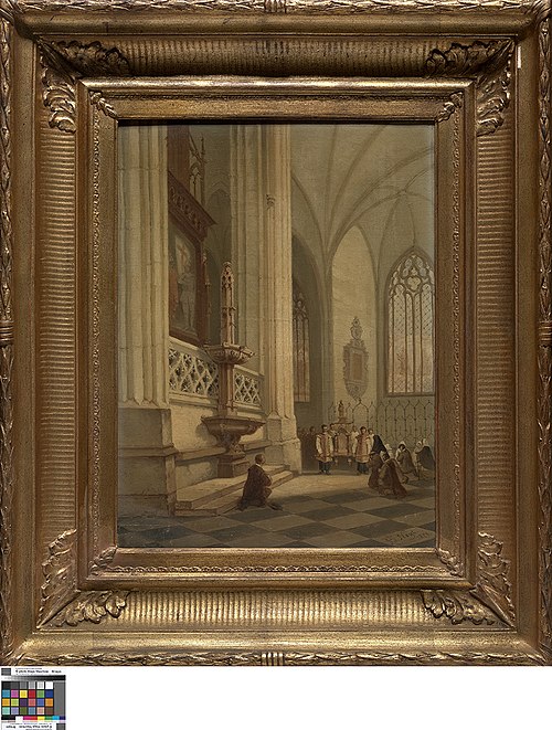 Absis van de kathedraal van Freiburg, 1873, Bernard Neyt