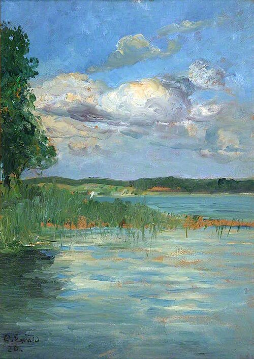 Lake Scene, 1926, Clara Ewald