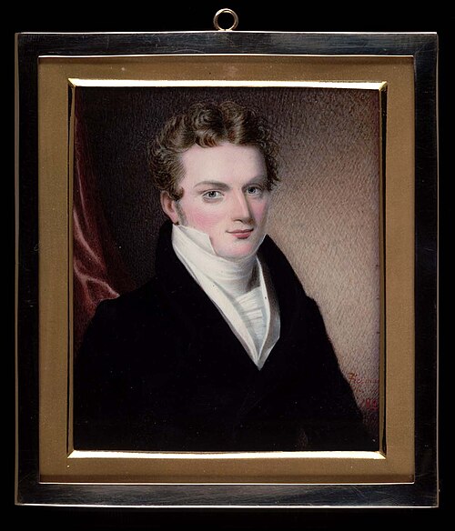 Portrait of a Gentleman, 1824, George Freeman