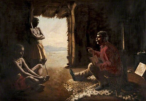 Dr Livingstone Teaching the Natives, , Henry John Dobson