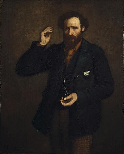 James Keir Hardie, 1856 - 1915. Labour leader, 1893, Henry John Dobson